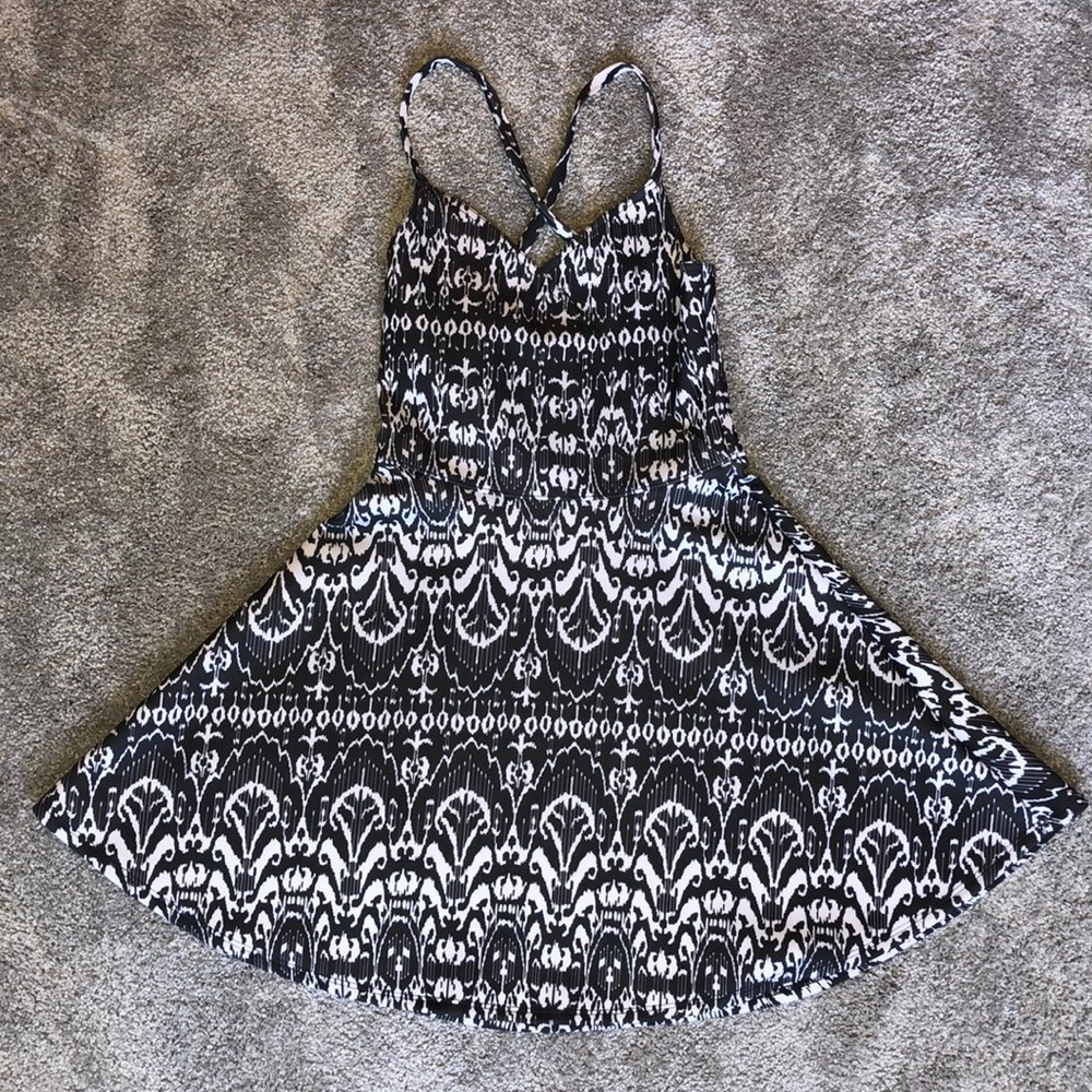 Black and white dress